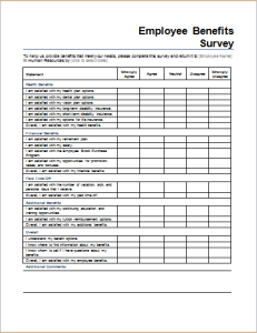 6 Editable Survey Form Templates for MS WORD | Document Hub